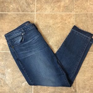 NEW Michael Kors Izzy Skinny Crop Jeans Size 12